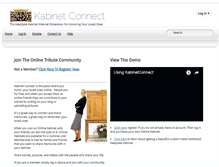 Tablet Screenshot of kabinetconnect.com